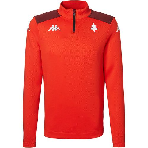 Sweat col zippé Ablas Pro 5 FC Metz Orange - Kappa - Modalova