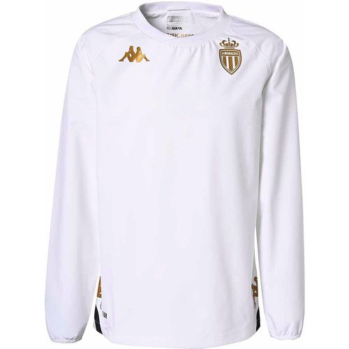 Sweatshirt Arainos Pro Europe AS Monaco 22/23 Blanc - Kappa - Modalova