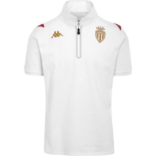 Polo Asham AS Monaco Blanc Homme - Kappa - Modalova