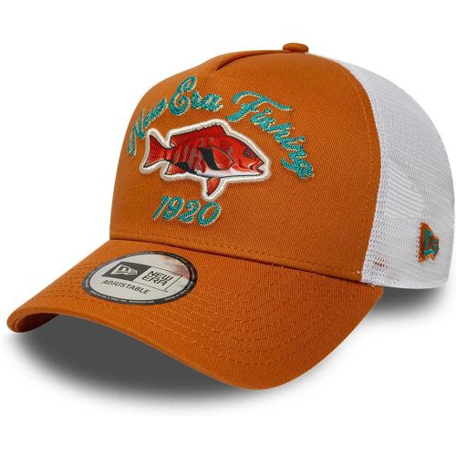 Casquette 9FORTY A-Frame Trucker New Era Fishing Orange unisex - New Era Cap - Modalova