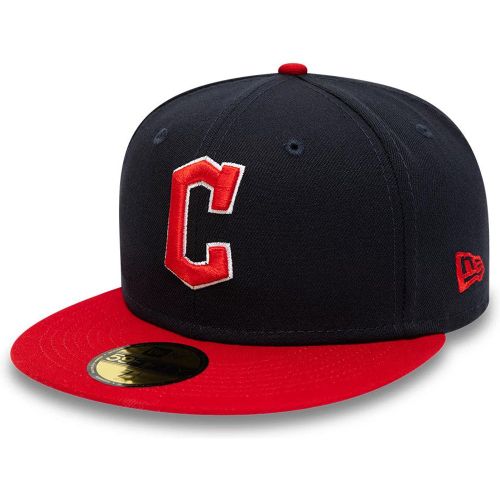 Casquette 59FIFTY Fitted Cleveland Guardians Bleu Marine unisex - New Era Cap - Modalova