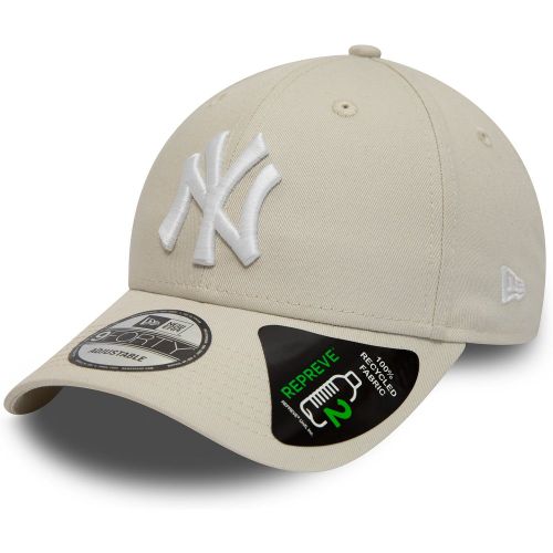 Casquette 9FORTY New York Yankees Repreve League Essential Crème unisex - New Era Cap - Modalova
