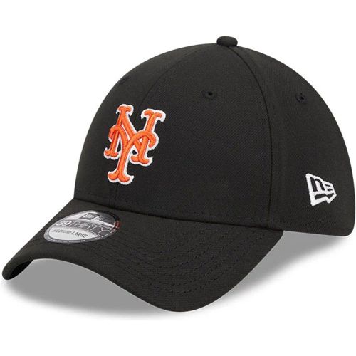 Casquette 39THIRTY Stretch Fit New York Mets MLB Evergreen Noir unisex - New Era Cap - Modalova