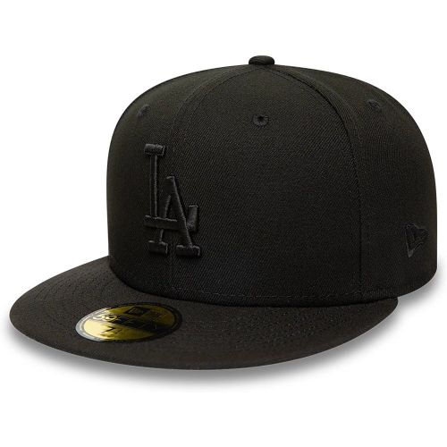 Casquette 59FIFTY Fitted LA Dodgers MLB Black on Black unisex - New Era Cap - Modalova