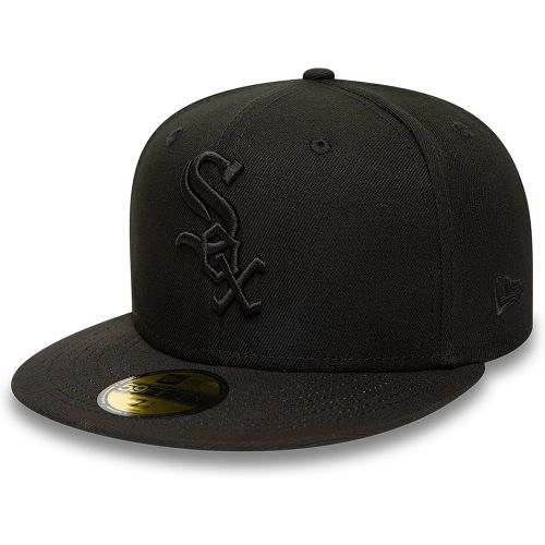 Casquette 59FIFTY Fitted Chicago White Sox MLB Black on Black unisex - New Era Cap - Modalova