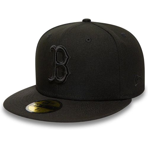 Casquette 59FIFTY Fitted Boston Red Sox MLB Black on Black unisex - New Era Cap - Modalova