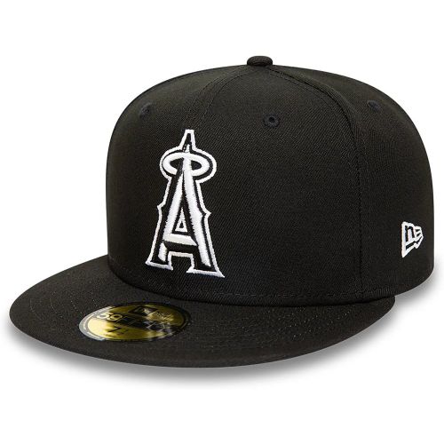 Casquette Anaheim Angels MLB noire et blanche 59FIFTY ajustée unisex - New Era Cap - Modalova