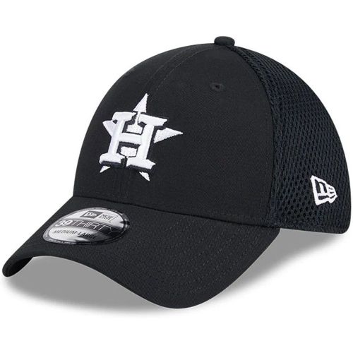 Casquette 39THIRTY Stretch Fit Houston Astros MLB Evergreen Neo Noir unisex - New Era Cap - Modalova