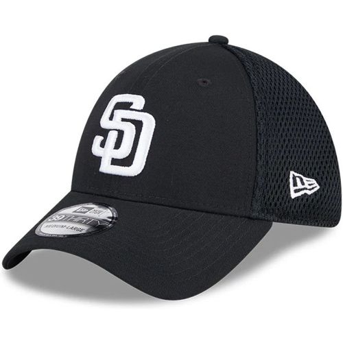 Casquette 39THIRTY Stretch Fit San Diego Padres MLB Evergreen Neo Noir unisex - New Era Cap - Modalova