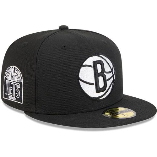 Casquette 59FIFTY Fitted Evergreen Brooklyn Nets NBA Noir unisex - New Era Cap - Modalova