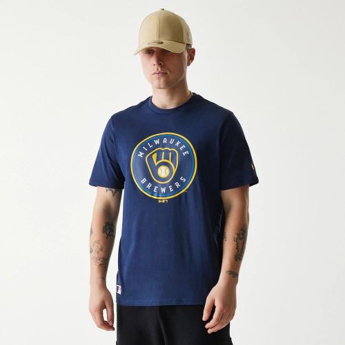 T-shirt Regular Milwaukee Brewers MLB unisex - New Era Cap - Modalova