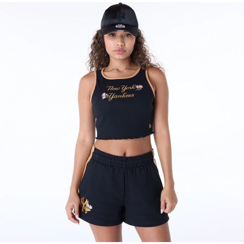 Débardeur New York Yankees MLB Foral Noir - Femme unisex - New Era Cap - Modalova