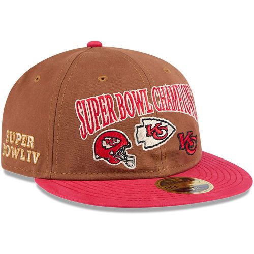 Kansas City Chiefs NFL Champions Dark Retro Crown 59FIFTY Fitted Cap unisex - New Era Cap - Modalova