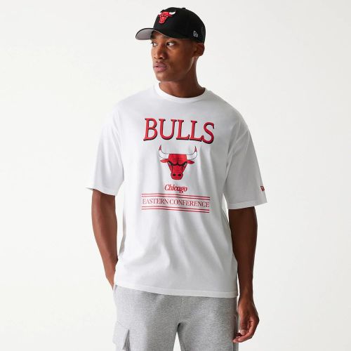 T-shirt Oversize Chicago Bulls NBA Team Graphic Blanc unisex - New Era Cap - Modalova