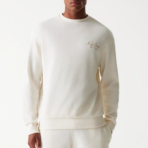 Pull Oversize New Era Waffle Blanc unisex - New Era Cap - Modalova