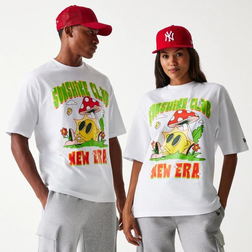T-shirt Oversize New Era Outdoor Graphic Blanc unisex - New Era Cap - Modalova