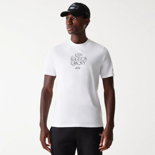 T-shirt LA Lakers NBA Court Graphic unisex - New Era Cap - Modalova