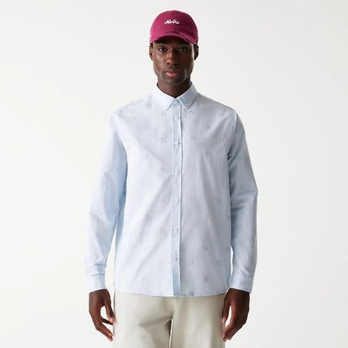 Chemise New York Yankees MLB Monogram Bleu Pastel unisex - New Era Cap - Modalova
