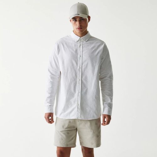 Chemise LA Dodgers MLB Monogram Blanc unisex - New Era Cap - Modalova