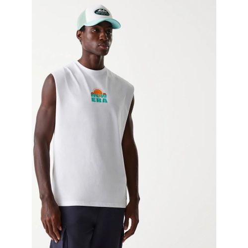 T-shirt sans Manches New Era Outdoor Graphic Blanc unisex - New Era Cap - Modalova