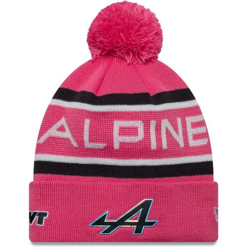 Bonnet à Pompon Alpine Racing Replica Pierre Gasly Rose - Enfant unisex - New Era Cap - Modalova