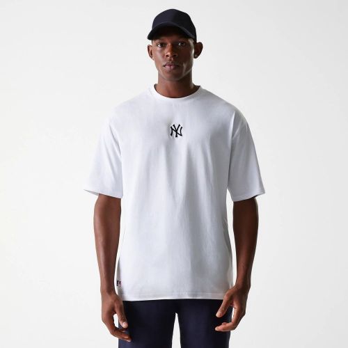 T-Shirt Oversize New York Yankees MLB League Essential Blanc unisex - New Era Cap - Modalova