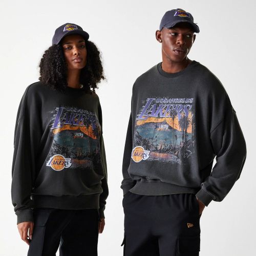 Pull Oversize Washed LA Lakers NBA Graphic unisex - New Era Cap - Modalova