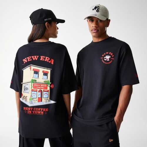 T-shirt Oversize New Era Cafe Graphic unisex - New Era Cap - Modalova