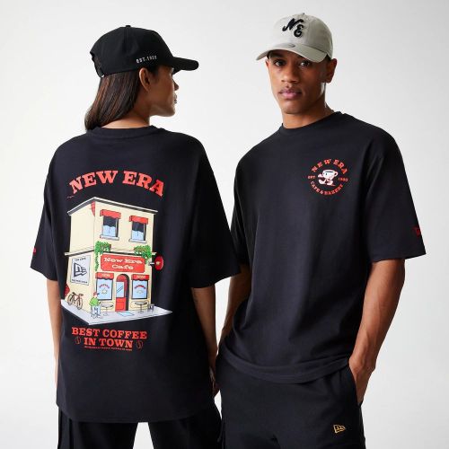 T-shirt Oversize New Era Cafe Graphic unisex - New Era Cap - Modalova