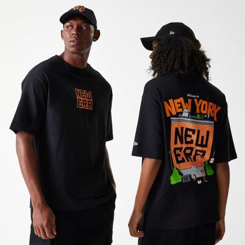 T-shirt Oversize New Era Graffiti Graphic unisex - New Era Cap - Modalova