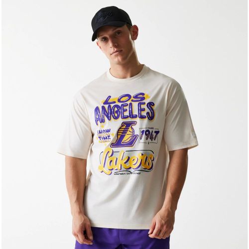 T-shirt Oversize LA Lakers NBA Graphic unisex - New Era Cap - Modalova