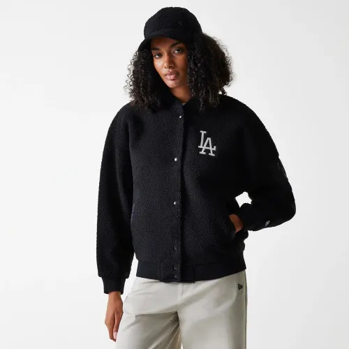 Veste Bomber Oversize Sherpa Femme LA Dodgers MLB unisex - New Era Cap - Modalova