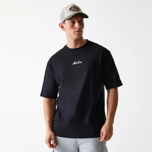T-shirt Oversize New Era Trucker Patch Noir unisex - New Era Cap - Modalova