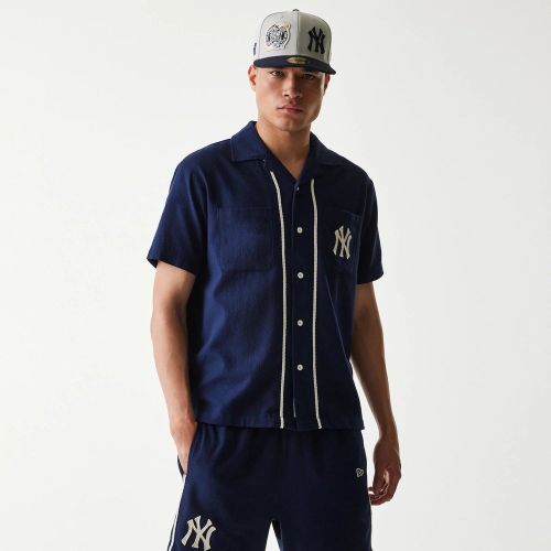 Chemise Short-Sleeve Piping New York Yankees MLB unisex - New Era Cap - Modalova