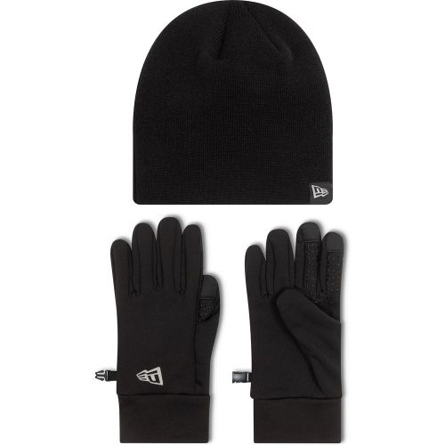 Ensemble bonnet et gants New Era Noir unisex - New Era Cap - Modalova