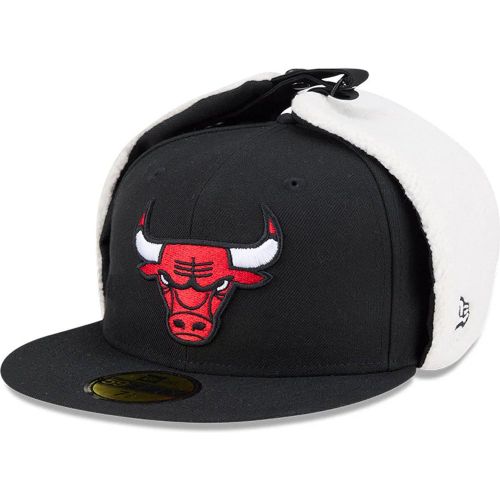 Casquette 59FIFTY Fitted Dogear Chiago Bulls NBA Classic Noir unisex - New Era Cap - Modalova