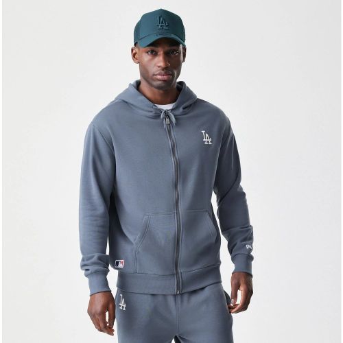 Veste à capuche LA Dodgers MLB League Essential Gris Foncé unisex - New Era Cap - Modalova