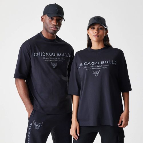 T-shirt Chicago Bulls NBA Linear Noir unisex - New Era Cap - Modalova