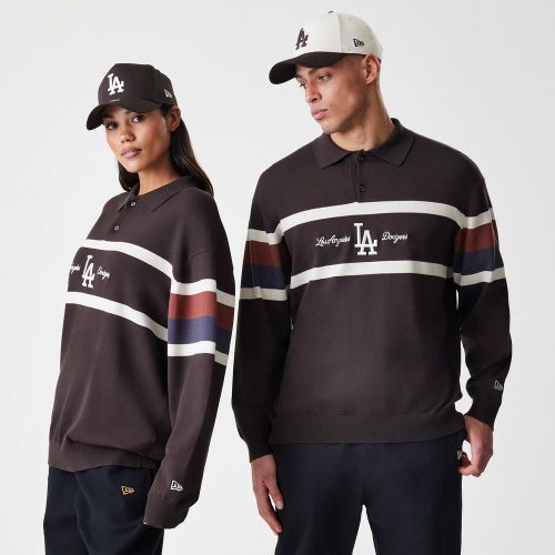 Polo de rugby LA Dodgers MLB Marron unisex - New Era Cap - Modalova