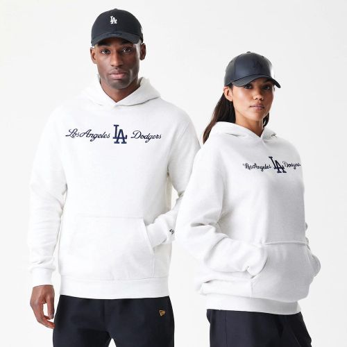 Sweat à Capuche Oversize LA Dodgers MLB Script Blanc unisex - New Era Cap - Modalova