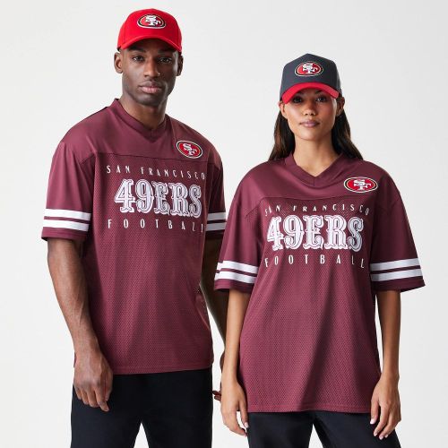 Jersey en Mesh San Francisco 49ers NFL Rouge foncé unisex - New Era Cap - Modalova