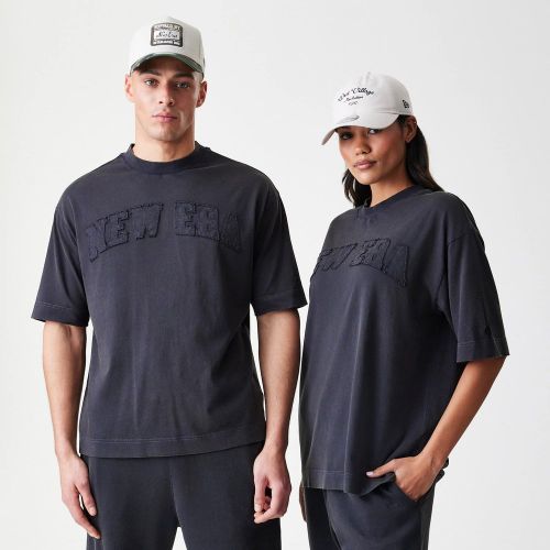 T-shirt Oversize New Era Washed Noir unisex - New Era Cap - Modalova