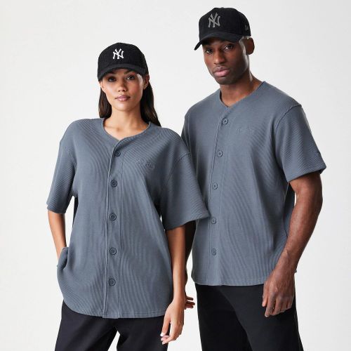 Jersey gris foncé gaufré New Era unisex - New Era Cap - Modalova