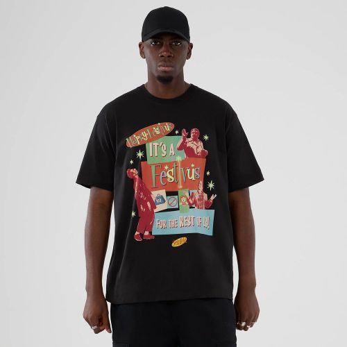 T-shirt Lifestyle Graphic Seinfeld Noir unisex - New Era Cap - Modalova