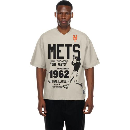 New York Mets MLB Throwback Prep Light T-Shirt unisex - New Era Cap - Modalova