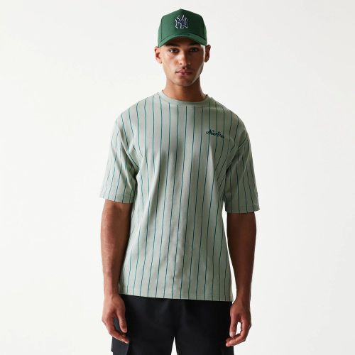 T-shirt Oversize New Era Pinstripe Vert Pastel unisex - New Era Cap - Modalova