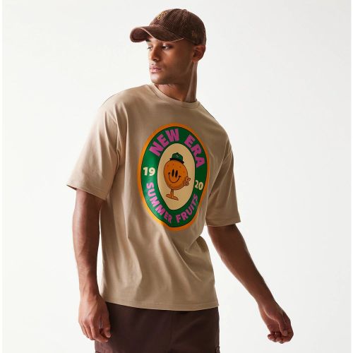 T-shirt Oversize New Era Graphisme Orange unisex - New Era Cap - Modalova