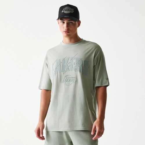 T-shirt Oversize LA Lakers NBA Vert Pastel unisex - New Era Cap - Modalova