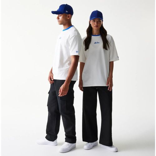 T-shirt Oversize New Era Script Blanc unisex - New Era Cap - Modalova