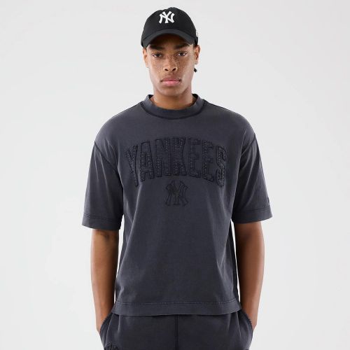 T-shirt New York Yankees MLB Washed Noir unisex - New Era Cap - Modalova